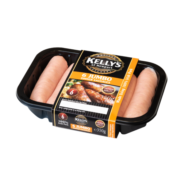 Kellys Jumbo Speciality Pork Sausages - 350g