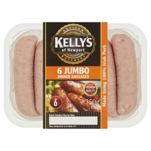 Kelly's Jumbo Speciality Pork Sausages (350g)
