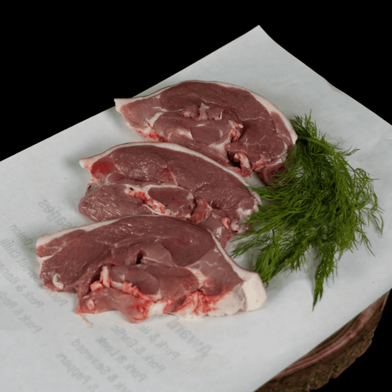 100% Irish Boneless Lamb Leg Chops