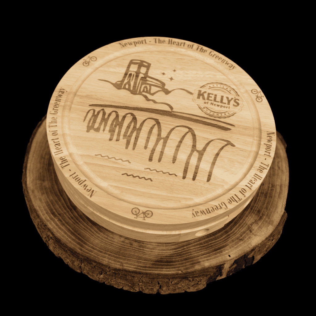 Kelly's of Newport Cheese Board. Great gifts for Christmas and birthdays.
