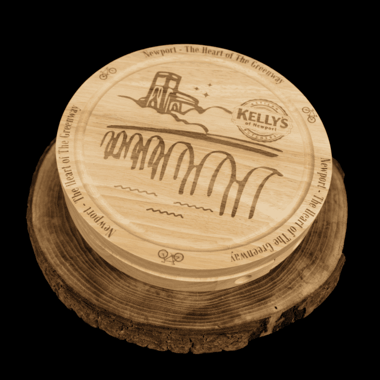 Kelly's of Newport Cheese Board. Great gifts for Christmas and birthdays.