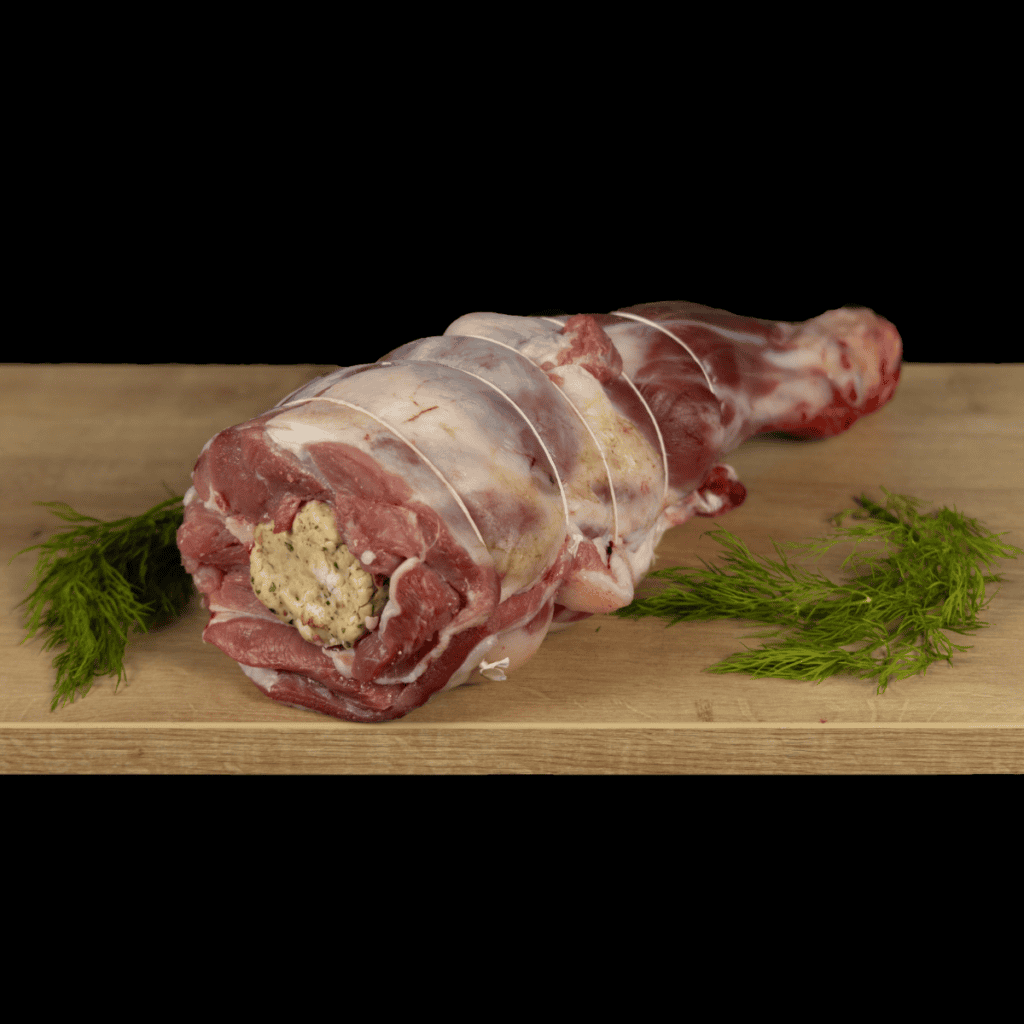 Half Stuffed Shoulder of Irish Lamb