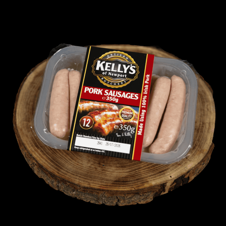 Kelly's Butchers Speciality Pork Sausages 350g - 100% Irish Pork